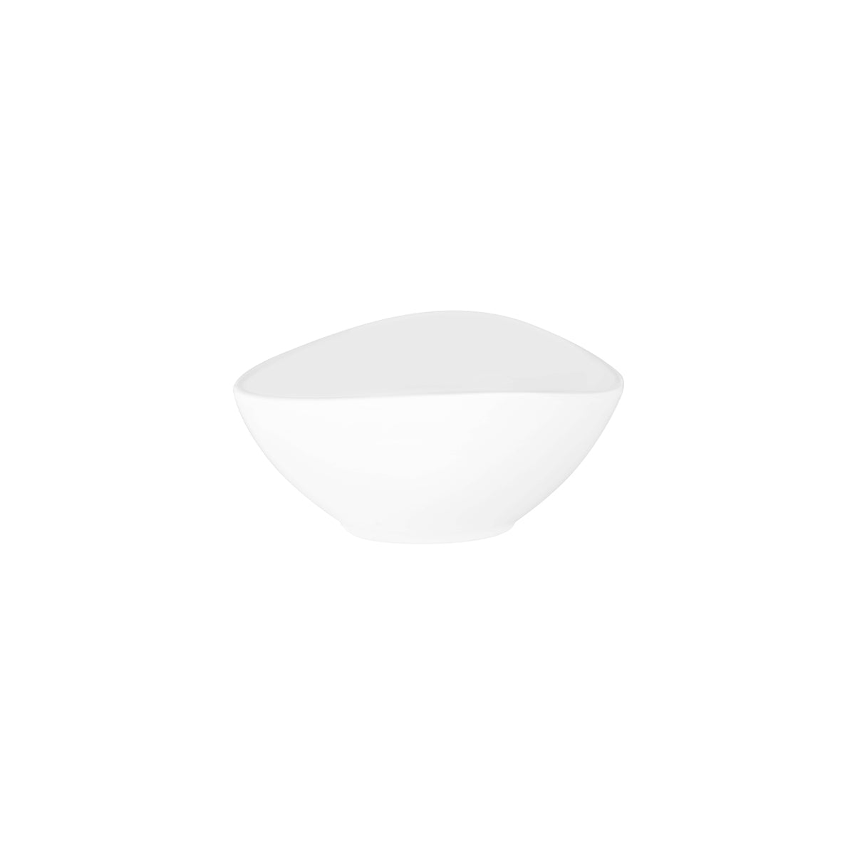 White Triangular Salad Bowl 257x215x114mm