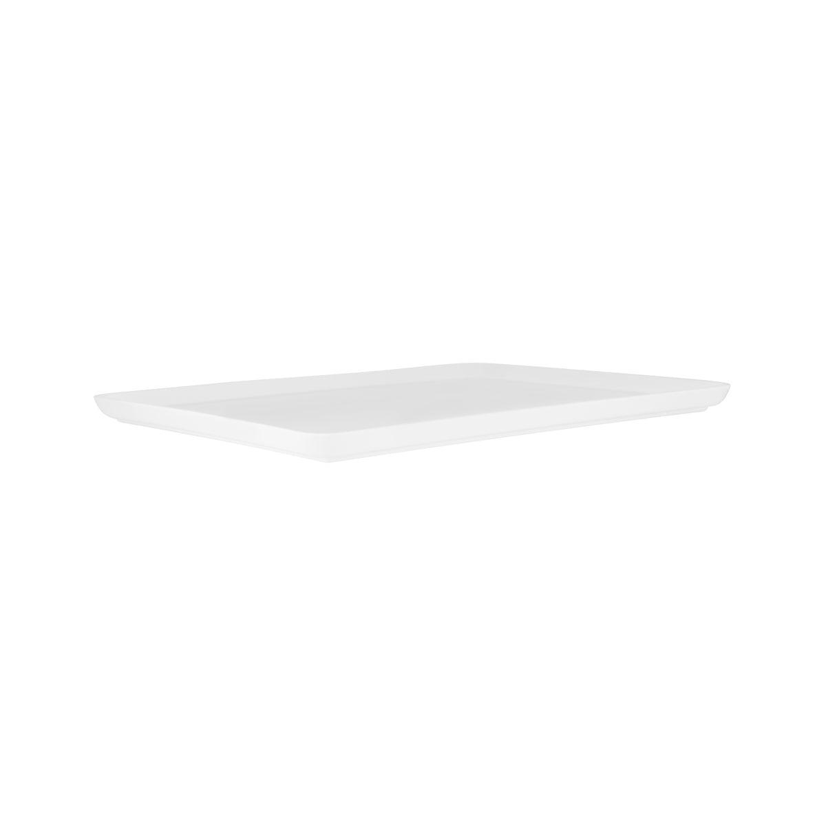 White Rectangular Flared Serving Tray 450x345mm