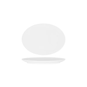 White Oval Coupe Platter 230x160mm