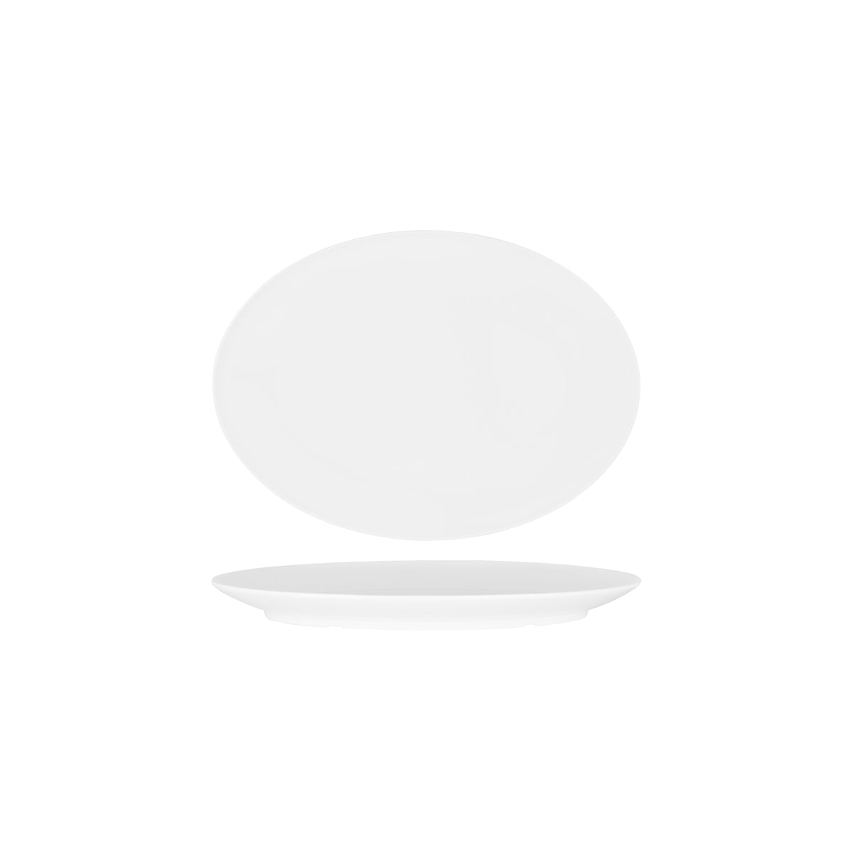 White Oval Coupe Platter 230x160mm