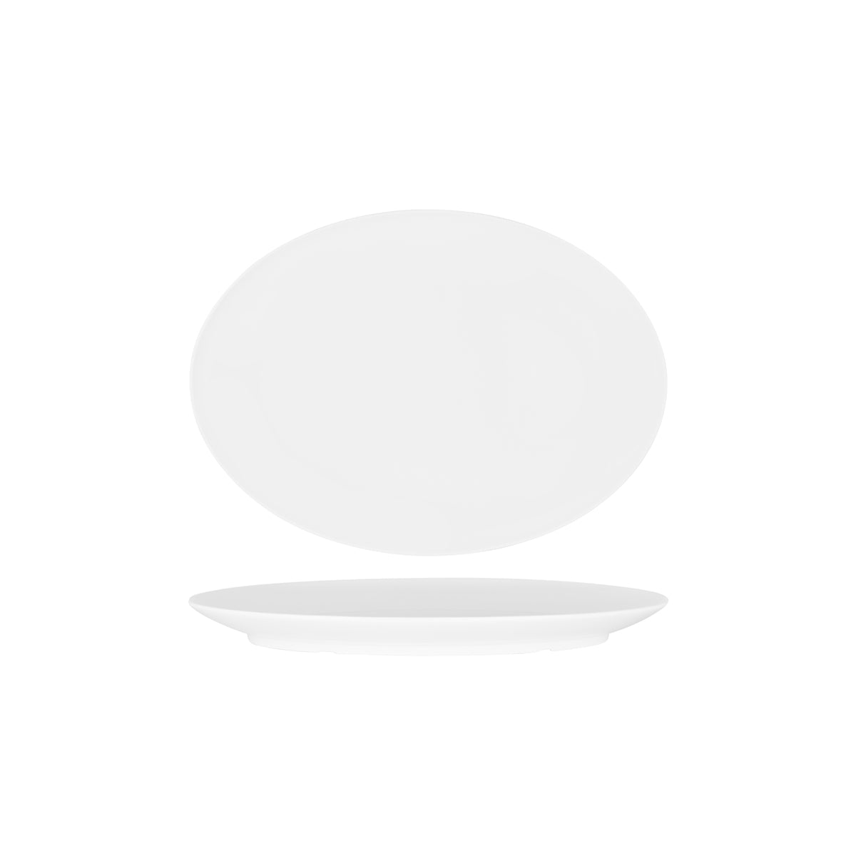 White Oval Coupe Platter 270x185mm