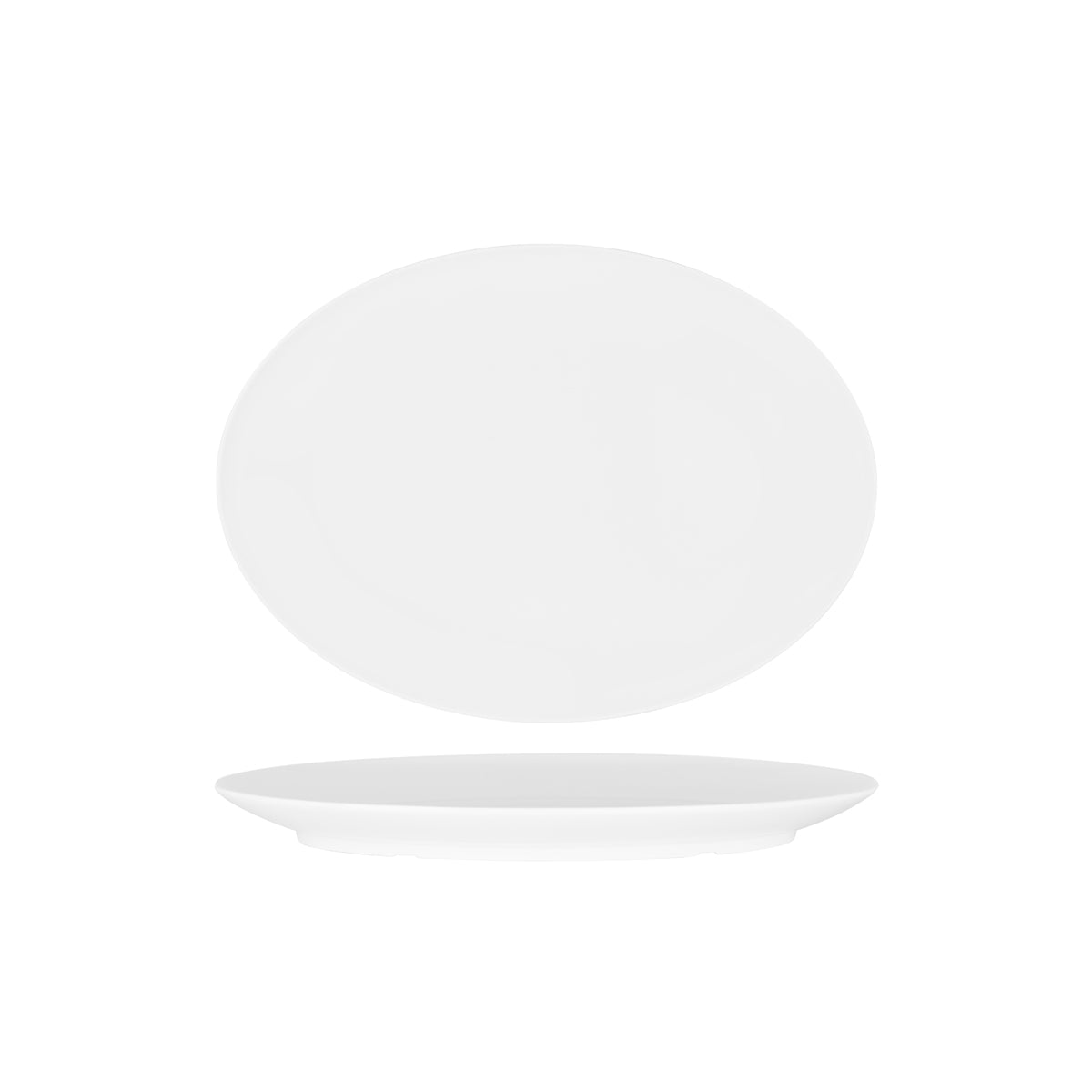 White Oval Coupe Platter 300x220mm