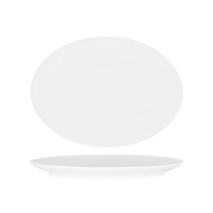 White Oval Coupe Platter 360x250mm