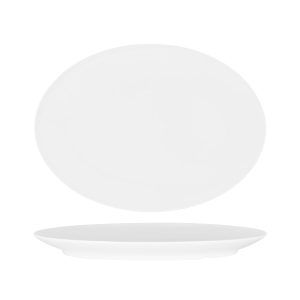 White Oval Coupe Platter 410x295mm