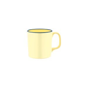 Vintage Yellow / Blue Rim Mug 350ml