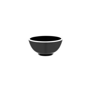 Vintage Black / White Rim Round Bowl 150x70mm / 710ml
