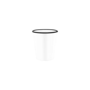 Vintage White / Black Rim Tumbler 270ml