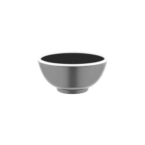 Vintage Grey / White Rim Round Bowl 175x80mm / 1100ml