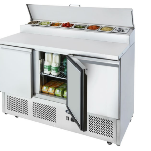 ATOSA 3 DOORS OPEN TOP SALADETTE FRIDGE 1365 MM ESL3853
