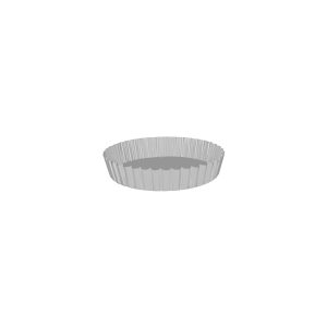 Cake Pan Round Fluted Loose Base 250x47mm