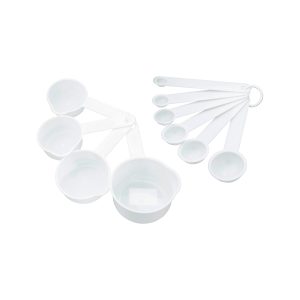 Measuring Spoon/Cup Plastic 10pc Set