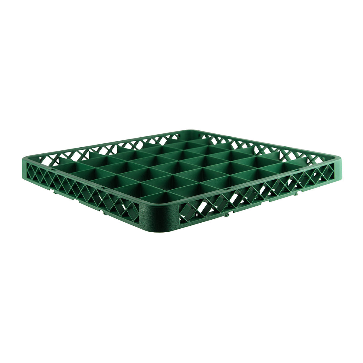 Glass Rack Extender 36 Compartment Green 490x490x45mm