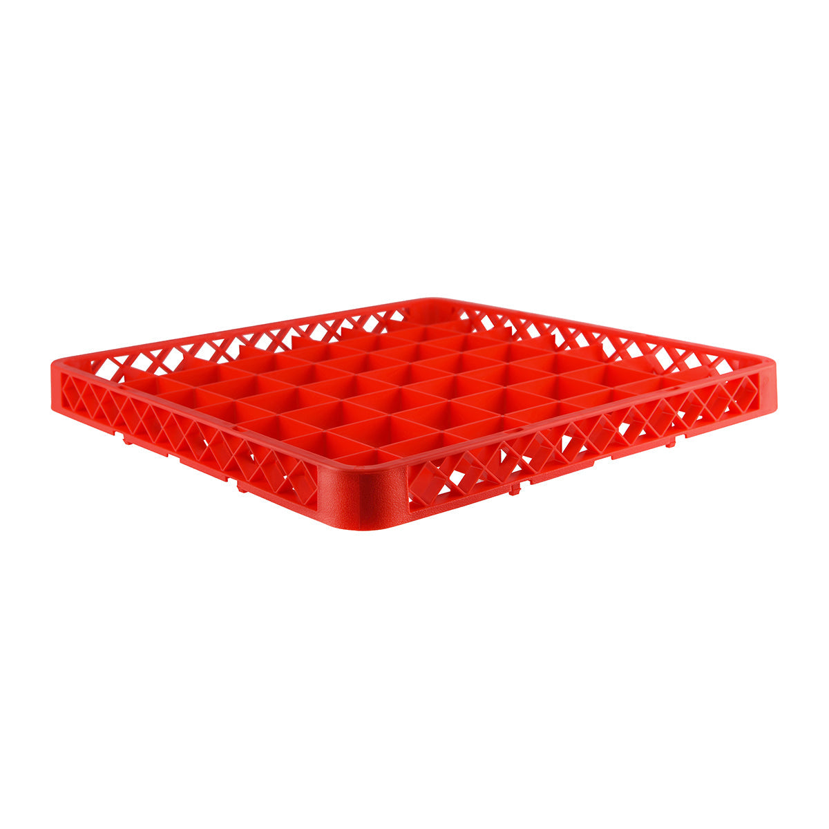 Glass Rack Extender 49 Compartment Red 490x490x45mm