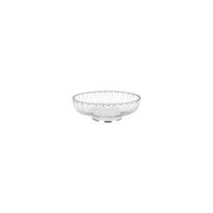 Oval Wire Basket Solid Base Stainless Steel 198x145x60mm