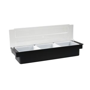 CaterRax Condiment Dispenser - 3 Compartment