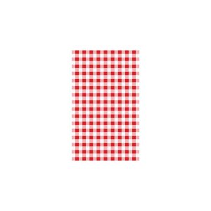 Greaseproof Paper Gingham Red 190x310mm (200 Sheet)