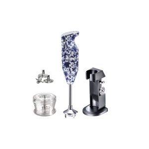 Bamix Deluxe 200W Porcelain Blue/White
