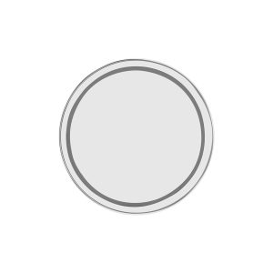 Round Tray Stainless Steel 350mm