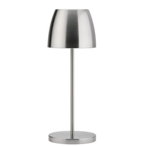 Utopia Montserrat Brushed Silver LED Cordless Lamp 300mm