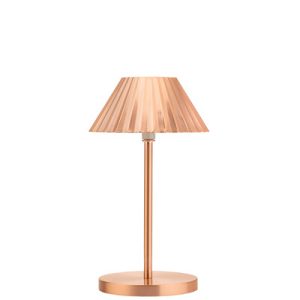Utopia Aruba Brushed Copper LED Cordless Lamp 230mm