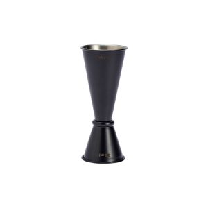 Japanese Style Jigger Stainless Steel Black Powder Coated 30/60ml