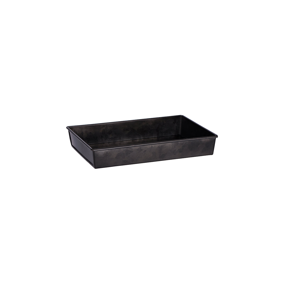 Coney Island Rectangular Flared Black Galvanised Tray 270x190x45mm