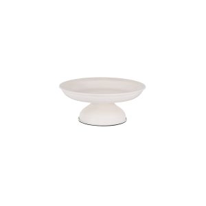 Coney Island Creme Round Coupe Footed Server 300x130mm