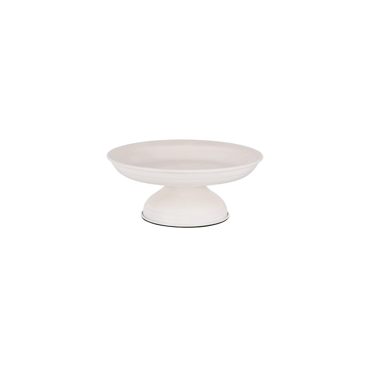 Coney Island Creme Round Coupe Footed Server 300x130mm