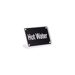 Buffet Sign Acrylic with Magnet Plate - Hot Water
