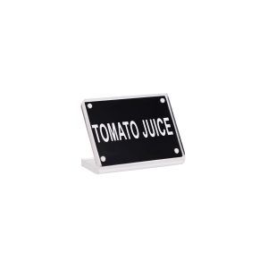Buffet Sign Acrylic with Magnet Plate - Tomato Juice