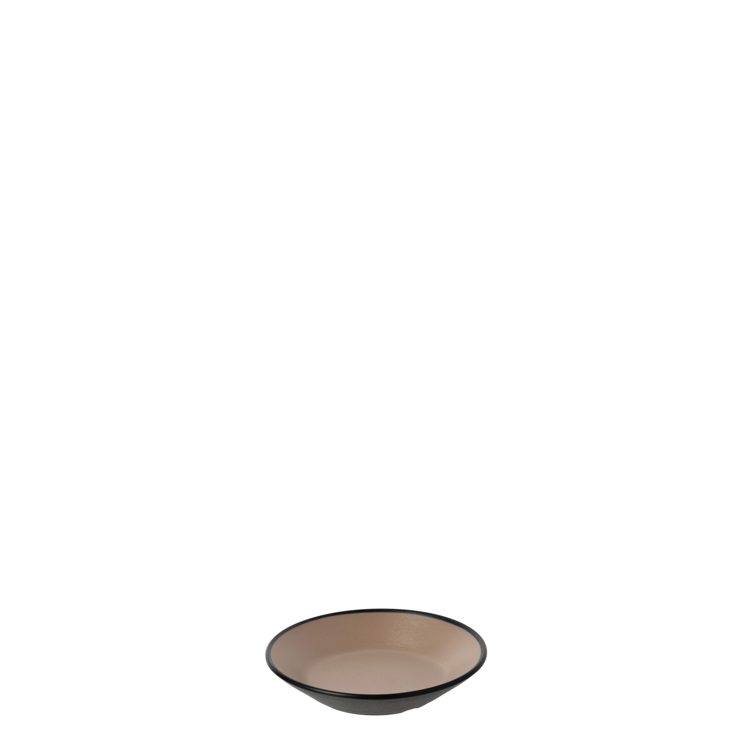 COU COU Dual Colour Beige & Black Sauce Dish