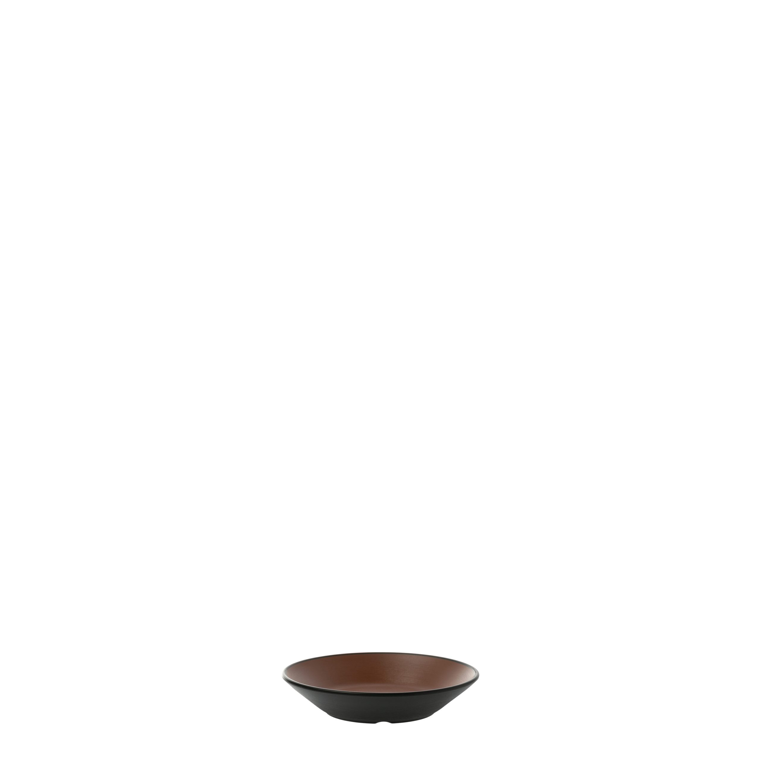COU COU Dual Colour Brown & Black Sauce Dish