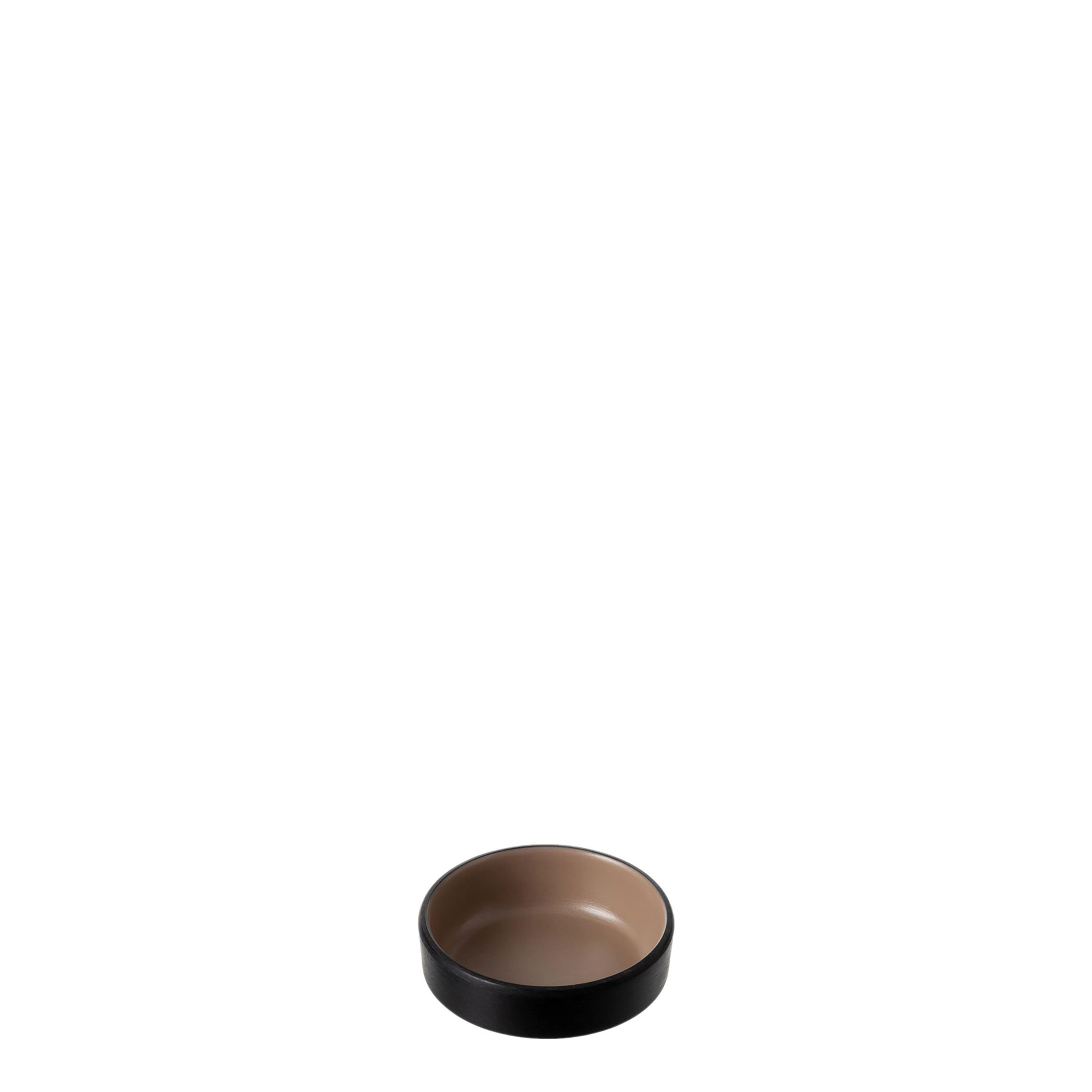 COU COU Dual Colour Beige & Black Sauce Dish