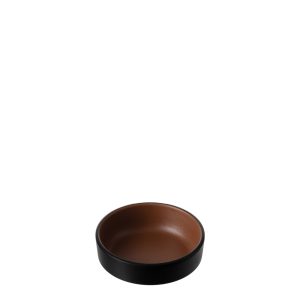 COU COU Dual Colour Brown & Black Sauce Dish