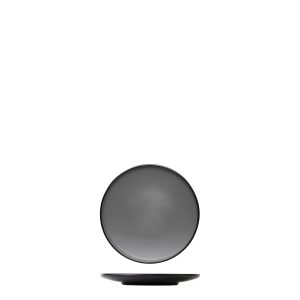 COU COU Dual Colour Grey & Black Round Coupe Plate