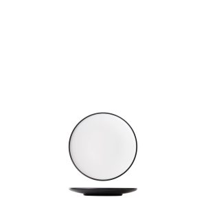 COU COU Dual Colour White & Black Round Coupe Plate