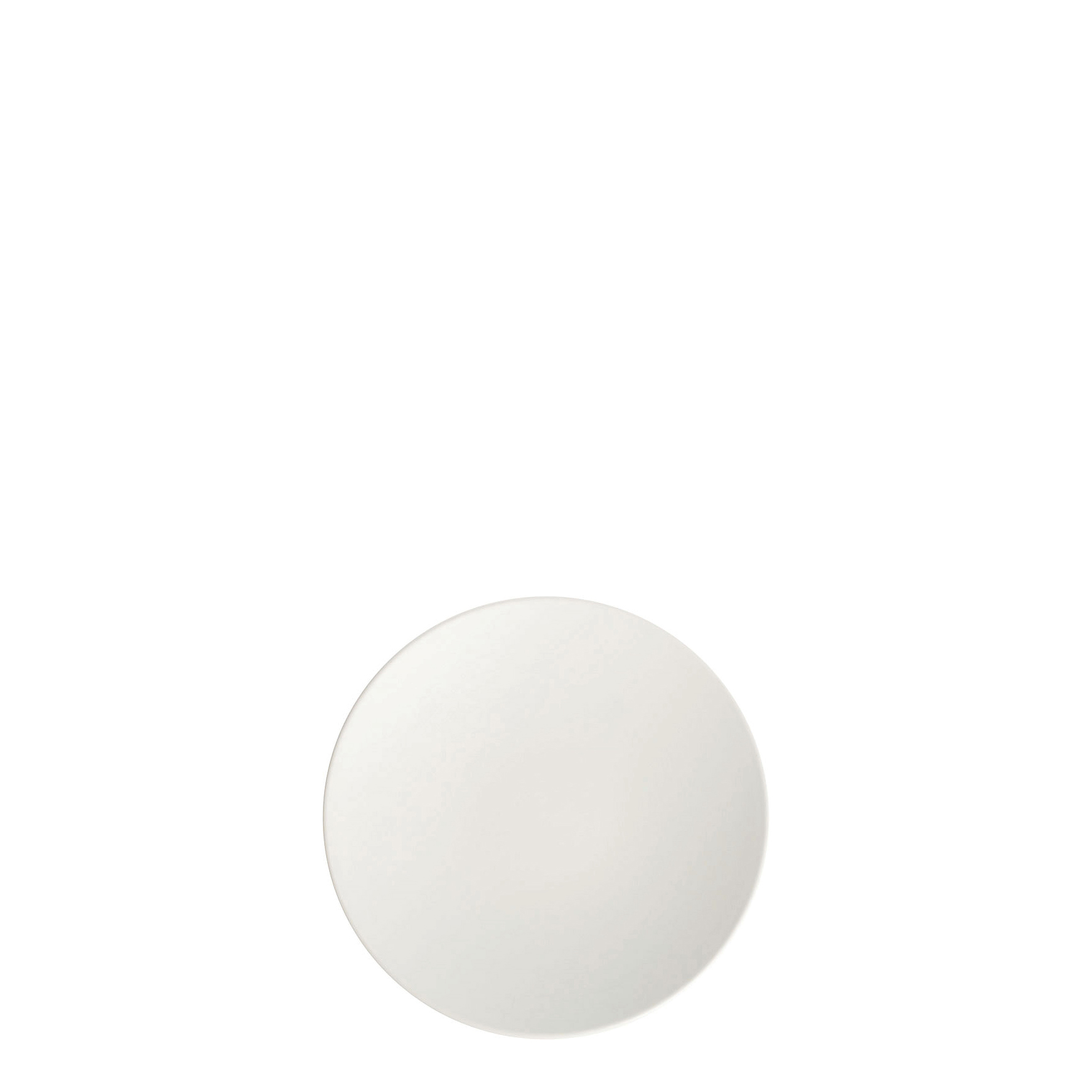COU COU Dual Colour White & White Round Coupe Plate