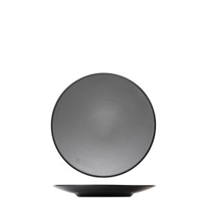 COU COU Dual Colour Grey & Black Round Coupe Plate