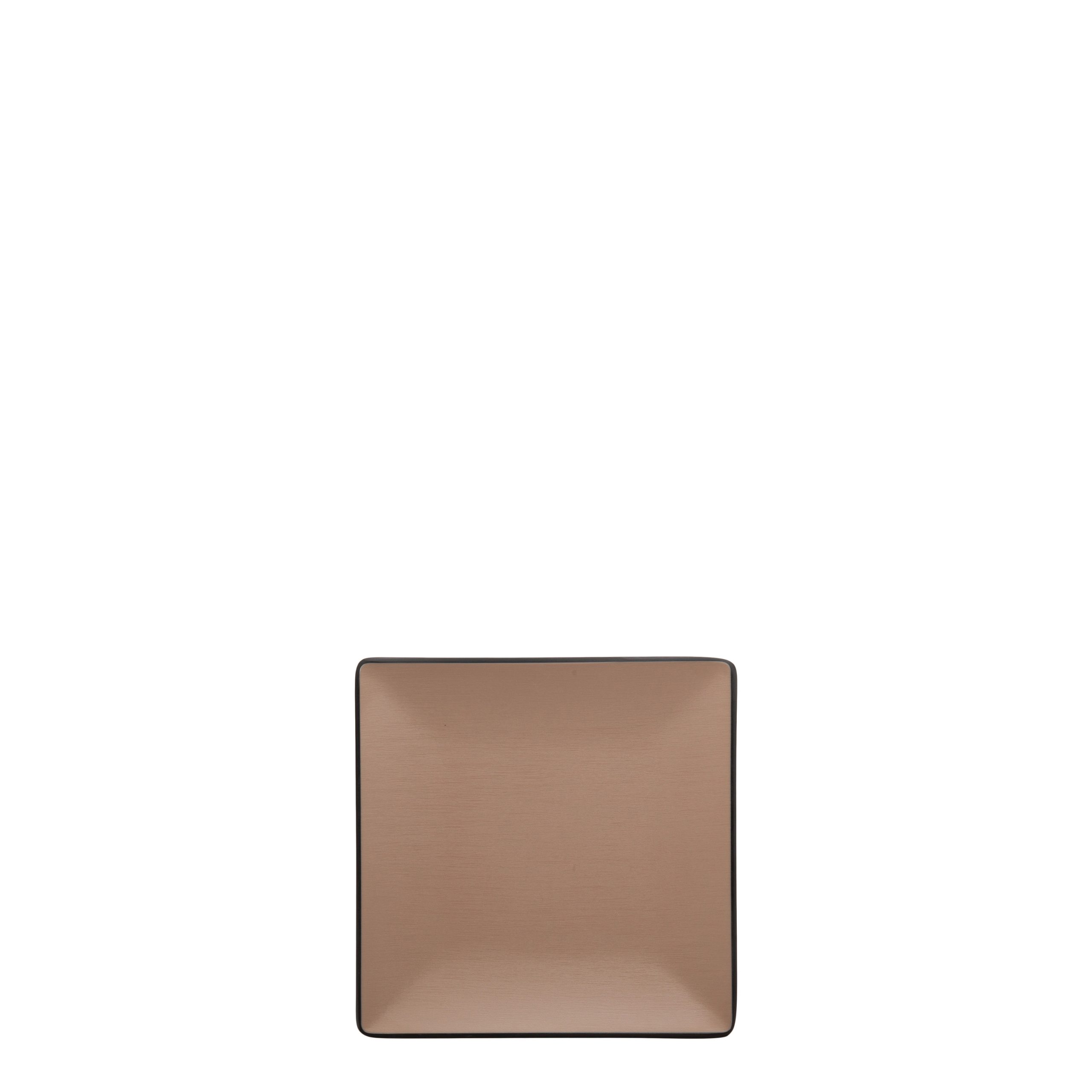 COU COU Dual Colour Beige & Black Square Plate