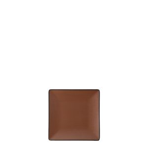 COU COU Dual Colour Brown & Black Square Plate