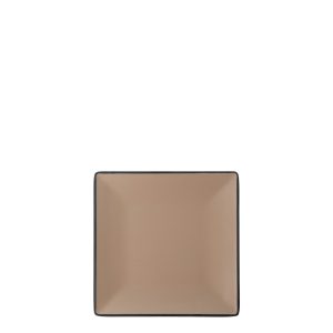 COU COU Dual Colour Beige & Black Square Plate