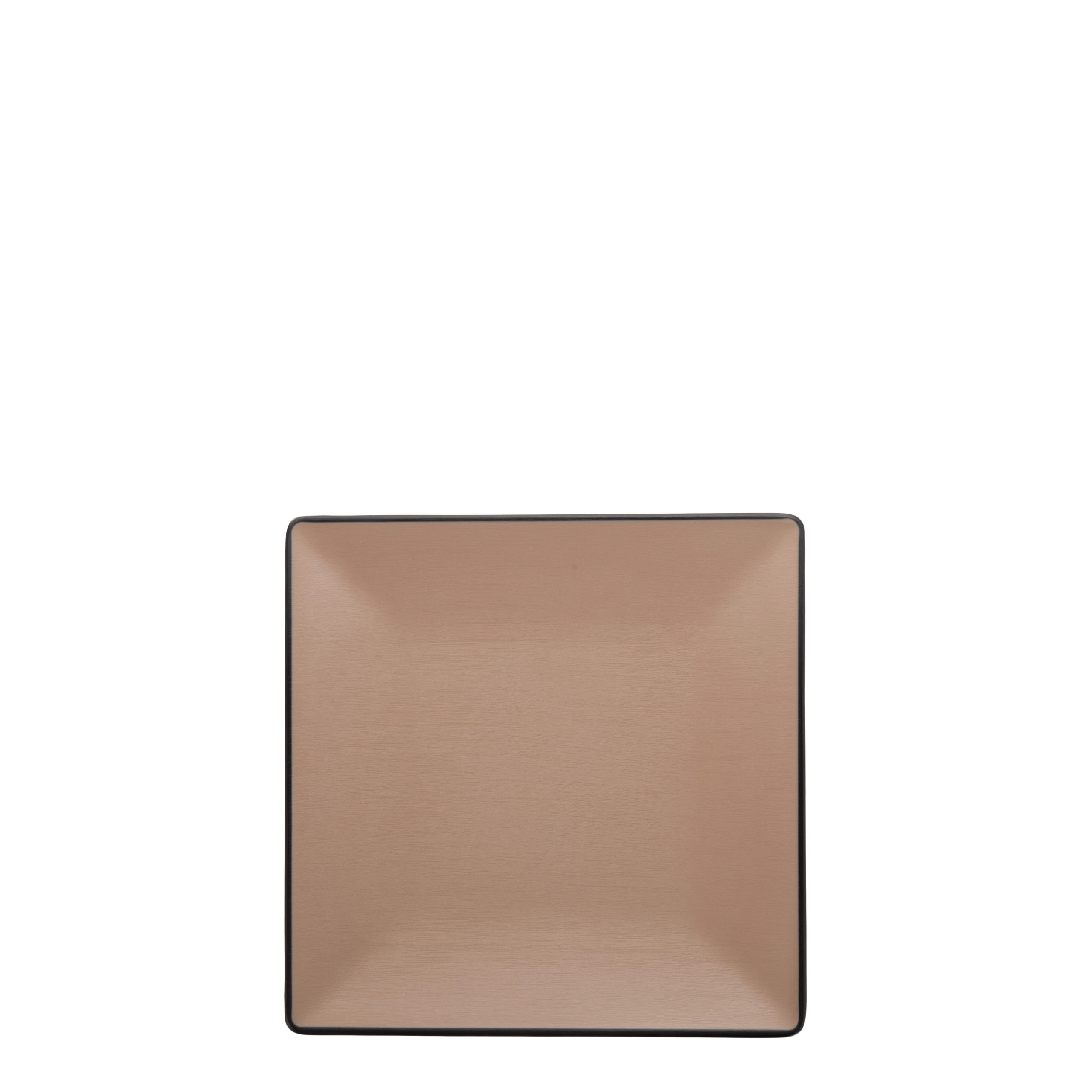 COU COU Dual Colour Beige & Black Square Plate