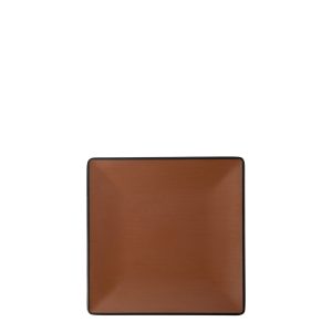 COU COU Dual Colour Brown & Black Square Plate