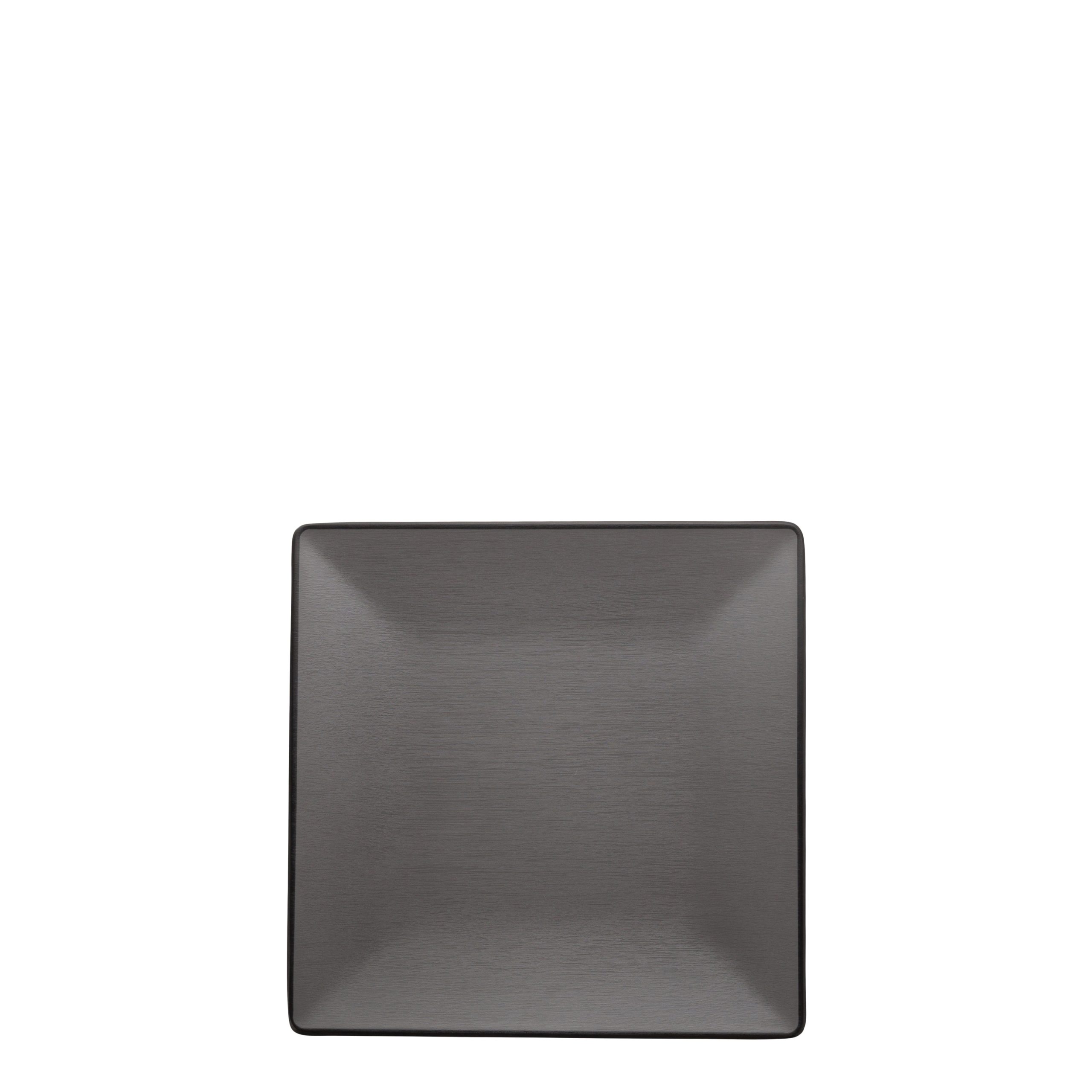 COU COU Dual Colour Grey & Black Square Plate
