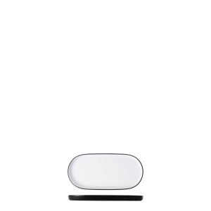 COU COU Dual Colour White & Black Oblong Platter