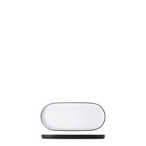 COU COU Dual Colour White & Black Oblong Platter
