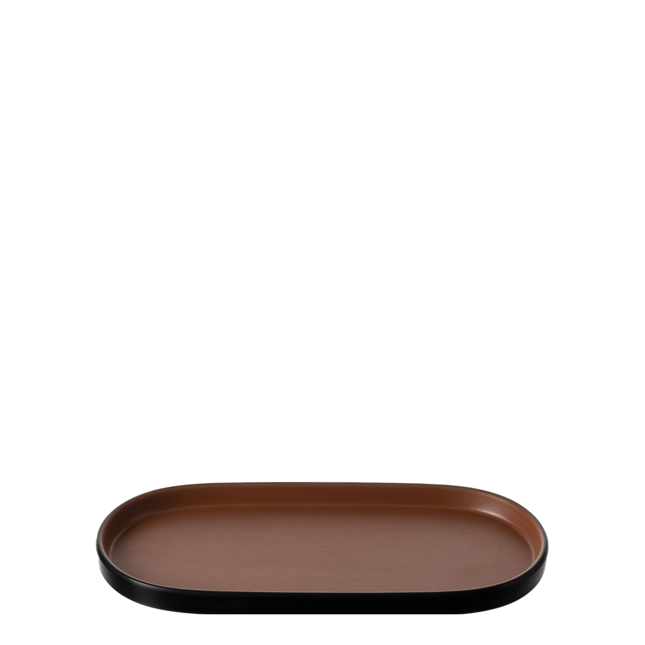 COU COU Dual Colour Brown & Black Oblong Platter