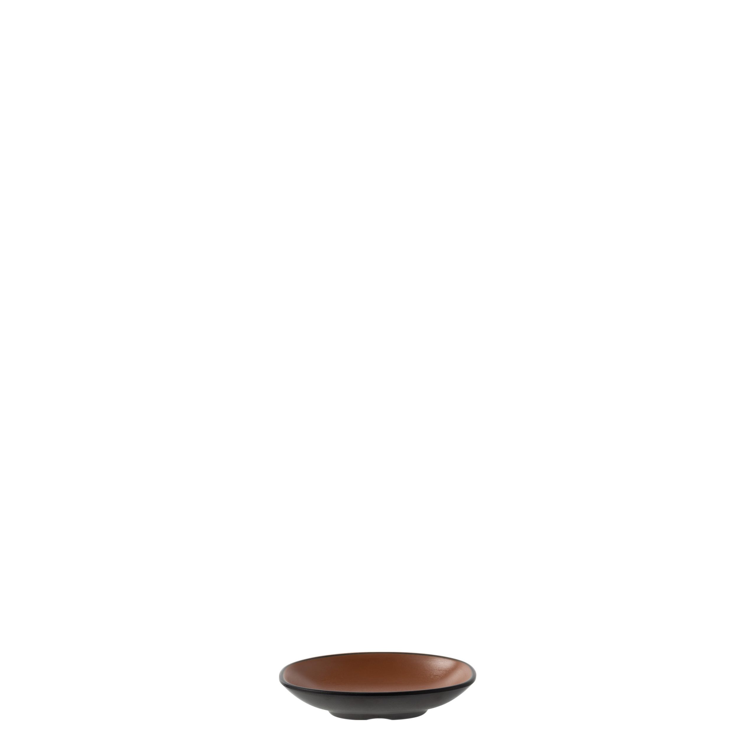 COU COU Dual Colour Brown & Black Oblong Plate