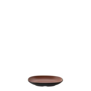 COU COU Dual Colour Brown & Black Oblong Plate