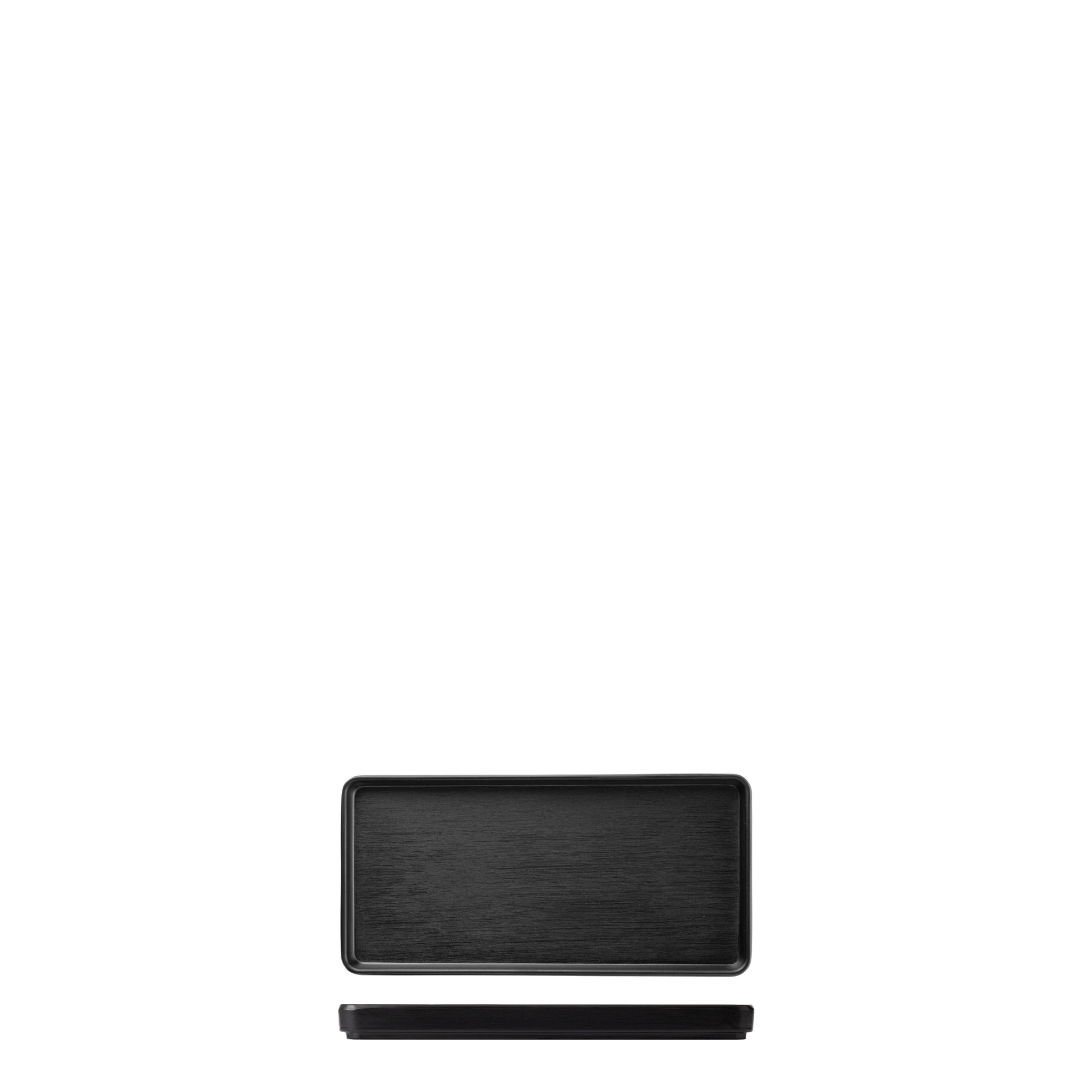COU COU Dual Colour Black & Black Rectangular Platter